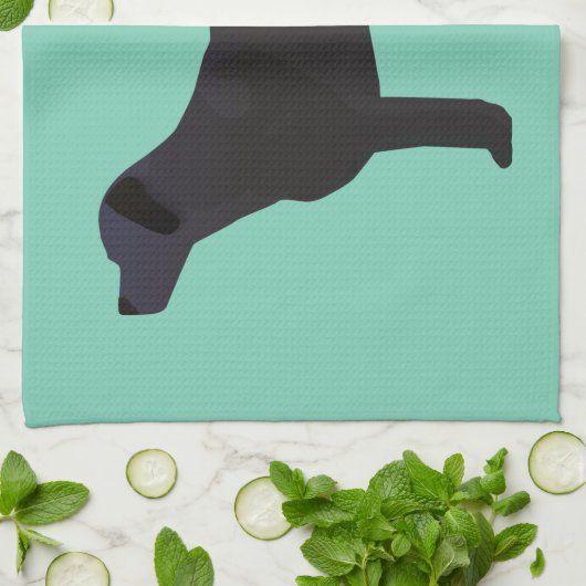 Linge De Cuisine Modèles du Black Lab prêts à Customiser (Plié)