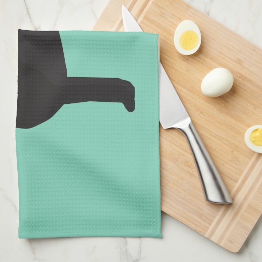 Linge De Cuisine Modèles du Black Lab prêts à Customiser (Quart Plié)