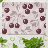 Linge De Cuisine Modelez avec les cerises 2 (Plié)