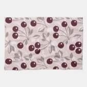 Linge De Cuisine Modelez avec les cerises 2 (Horizontal)