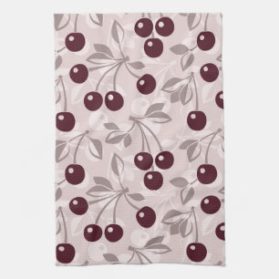 Linge De Cuisine Modelez avec les cerises 2
