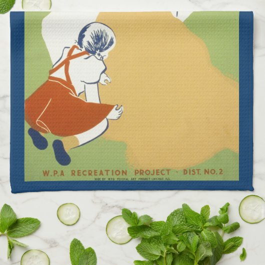 Linge De Cuisine Modélisation du sable (Plié)