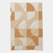 Linge De Cuisine Modern Beige Geometric Minimalist Kitchen Towel (Vertical)
