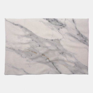 Linge De Cuisine Modern black gray pink marble pattern