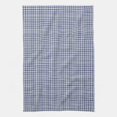 Linge De Cuisine Modern Blue Vichy Christmas Kitchen Towel (Vertical)