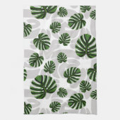 Linge De Cuisine Modern Boho Botanical Leaves Pattern (Vertical)
