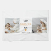 Linge De Cuisine Modern Collage Photo Bon thanksgiving Maman (Horizontal)