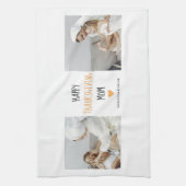 Linge De Cuisine Modern Collage Photo Bon thanksgiving Maman (Vertical)