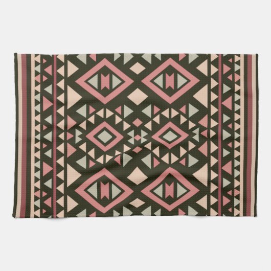 Linge De Cuisine Modern Geometric Southwest Style (Horizontal)
