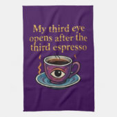 Linge De Cuisine Modern Mystic Coffee Art My third eye collection (Vertical)