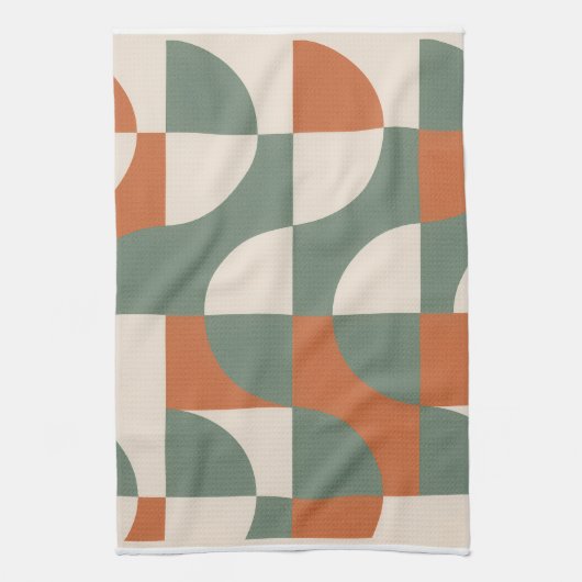 Linge De Cuisine Modern Retro Geometric Kitchen Towel (Vertical)