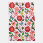 Linge De Cuisine Modern Spring Garden Butterfly Floral  (Vertical)