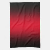 Linge De Cuisine Moderne brillant rouge et noir (Vertical)