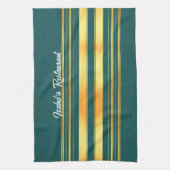 Linge De Cuisine Moderne Green Gold Luxury Linen Texture Collection (Vertical)