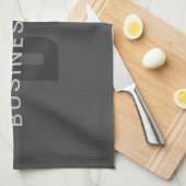 Linge De Cuisine Moderne modèle de conception de monogramme éditabl (Quart Plié)