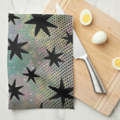 Linge De Cuisine Moderne Rétro Du Milieu Du Siècle (Quart Plié)