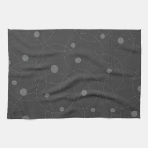 Linge De Cuisine Moderne, simple, ludique, amusant motif de cercles