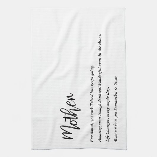 Linge De Cuisine Moderne Simple Meilleure Mère Jamais Meilleure Bea (Vertical)