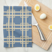 Linge De Cuisine Modes d'épices bleues du Cachemire Inde (Quart Plié)