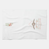 Linge De Cuisine Moi et ma maison, écriture sainte, initiale de (Horizontal)