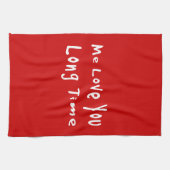 Linge De Cuisine Moi t'aime depuis longtemps (Horizontal)