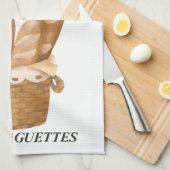 Linge De Cuisine Moins De Regrets Plus De Baguettes Drôle Pain Fran (Quart Plié)