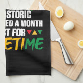 Linge De Cuisine Mois de l'histoire des Noirs Pour aussi longtemps (Quart Plié)