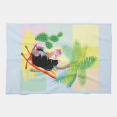 Linge De Cuisine mole sur la plage (Horizontal)