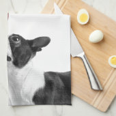 Linge De Cuisine Mollie enfant de souris Boston terriers (Quart Plié)