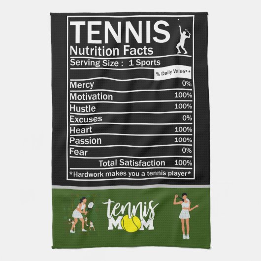 Linge De Cuisine MOM de tennis (Vertical)