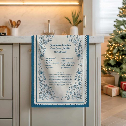 Linge De Cuisine Mom’s Family Recipe Keepsake Kitchen Towel