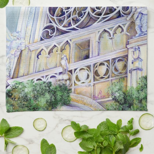 Linge De Cuisine Moment à Budapest (Plié)