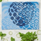 Linge De Cuisine Momona Pineapple Hawaiian Tropical (Plié)