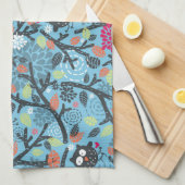 Linge De Cuisine Mon animal familier fol de hibou (Quart Plié)