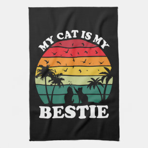 Linge De Cuisine Mon chat est mon meilleur ami