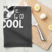 Linge De Cuisine Mon chien pense que je suis cool (Quart Plié)