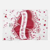 Linge De Cuisine Mon Coeur Ne Vous Appartient Qu'À Vous ! Cœurs rou (Horizontal)