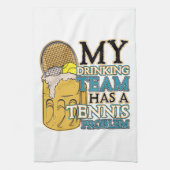 Linge De Cuisine Mon équipe potable a un problème de tennis (Vertical)