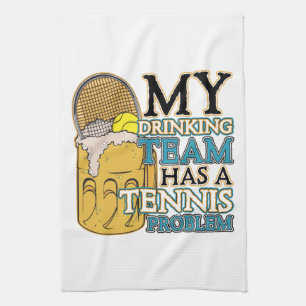 Linge De Cuisine Mon équipe potable a un problème de tennis
