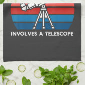 Linge De Cuisine Mon plan de retraite implique un télescope (Plié)