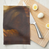Linge De Cuisine Mona Lisa de Léonard de Vinci, Art Renaissance (Quart Plié)