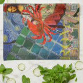 Linge De Cuisine Mona Lisa Fun Zodiac Whimsical (Plié)