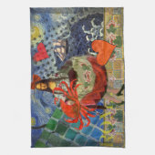 Linge De Cuisine Mona Lisa Fun Zodiac Whimsical (Vertical)