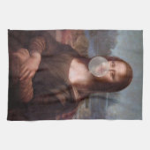 Linge De Cuisine Mona Lisa souffle de bulle grise gomme (Horizontal)