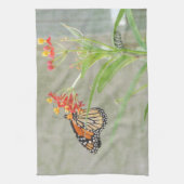 Linge De Cuisine Monarch Butterfly et Caterpillar (Vertical)