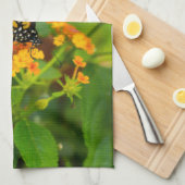 Linge De Cuisine Monarque Sur Lantana (Quart Plié)