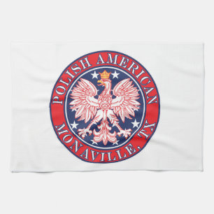 Linge De Cuisine Monaville Texas Aigle Polonais Américain
