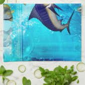 Linge De Cuisine Monde sous-marin (Plié)