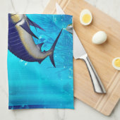 Linge De Cuisine Monde sous-marin (Quart Plié)