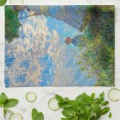 Linge De Cuisine Monet Femme Parasol Impressionnisme (Plié)